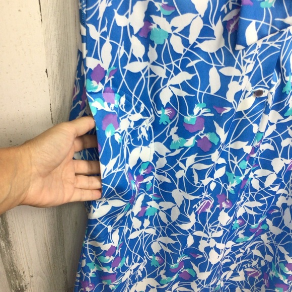 Vintage 60s The Stroller A-line Shift Dress Mod Gogo Hippie Retro Floral Pocket - Picture 6 of 9